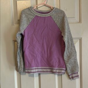 Purple and Gray Long Sleeve Shirt